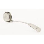 An early 19th century Scottish Provincial silver sauce ladle by Charles Murray, circa 1820.