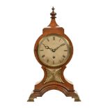 Edward of Glasgow a mahogany and brass cased mantel clock,