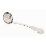 A Victorian Scottish Provincial silver toddy ladle,