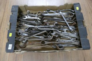 Double ended mechanics spanners and wrenches