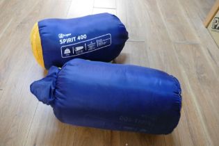 Two Hi-Gear Spirit 400 sleeping bags