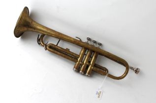 Melody Maker brass trumpet with mouthpiece