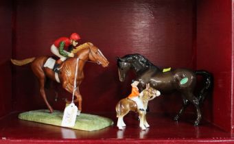 Heredities model "Single Racehorse",