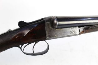 Charles Rossen Derby a 12 bore side by side shotgun, with 26" barrels, improved and quarter choke,