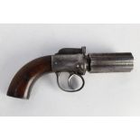 Wallace (Wallas) of Wigton a pepperbox pistol with six barrels,