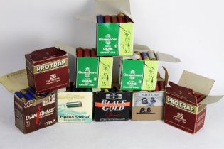Two hundred and sixty five 12 bore shotgun cartridges, various makes, various sizes.