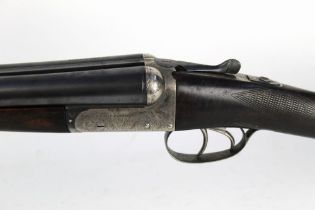 A Webley & Scott 700 side by side 12 bore shotgun, with 28" barrels, half and improved choke,