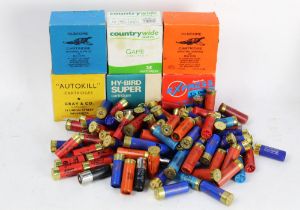 Two hundred and fifty assorted 12 bore shotgun cartridges,