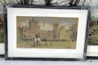 Michael Lyne a signed limited edition print of "The Haythrop at Blenheim Palace" 162/300,