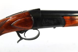 A Baikal 12 bore single barrelled shotgun with 281/2" barrel, full choke 2 1/2" chamber,