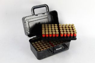 A Case-Gard 100 shotgun ammunition box,