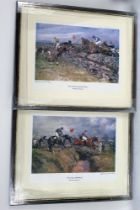 Gilbert Holliday, two prints "The Downshire Wall Punchestown" and "The Old Double Punchestown",