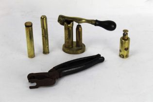 Quantity of reloading and maintenance equipment, to include a Remington oil bottle,