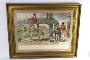 After John Leech a print titled "A Friendly Mount", published by Thomas Agnew & Sons,