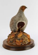 A limited edition Wildtrack Wildlife Art grey partridge,
