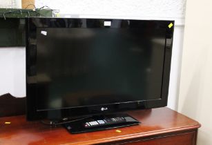 36" LG flat screen television with remote