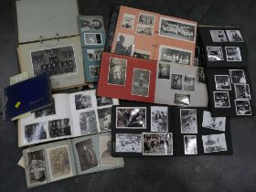 Photograph albums from 1900 onwards, family holidays, university life at Oxford,