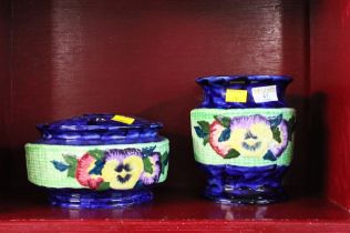 Ringtons vase and flower vase by Maling