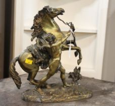 Brass horse ornament