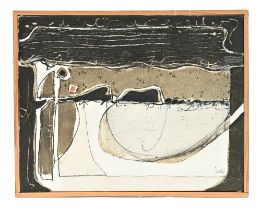 Eric Atkinson (1928-2022), abstract, signed with initials lower right,