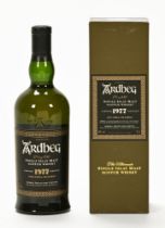 Ardbeg Very Old single Islay malt Scotch whisky, limited 1977 edition. 46% vol. 70 cl.