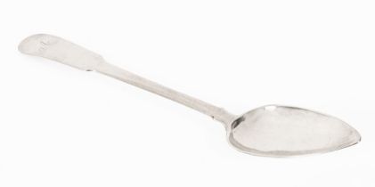 A George III Perth silver tablespoon by Robert Keay, circa 1800, five marks - RK, spread eagle, RK,