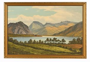 Syd Miller (British School 20th century), View of Ennerdale, signed lower left, oil on board.