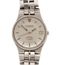 An Omega constellation chronometer wristwatch, also marked electronic F300 HZ,