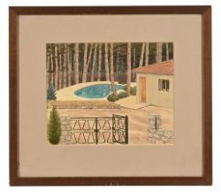 Julian Heaton Cooper (born 1947), Pool and Forest Provence, signed lower left and dated 1978,