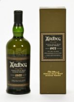 Ardbeg Very Old single Islay malt Scotch whisky, limited 1977 edition. 46% vol.