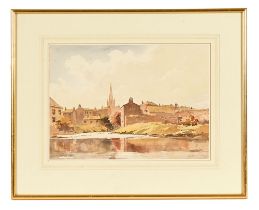 Len Roope (British 1917-2005), a watercolour "Old Cockermouth", signed and dated 1980.