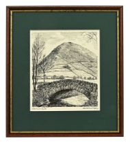 Alfred Wainwright (1907-1991), Hartsop Dodd, original pen and ink drawing,