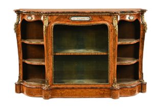 A fine Victorian walnut credenza,