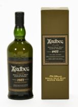 Ardbeg Very Old single Islay malt Scotch whisky, limited 1977 edition, 46% vol. 70 cl.