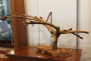 Rustic driftwood ornament,