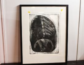 Limited edition etching by Louise Healy dated '95 limited edition 4/6,