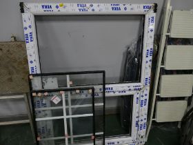 UPVC window frame and glass