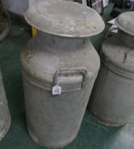 Metal milk churn