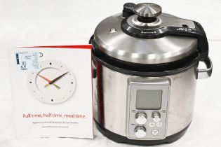 Sage pressure cooker and Heston Blumenthal pressure cooker recipe book