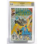 Graded Comic Book interest comprising New Mutants #37. Marvel comics 3/86, signed by Bill