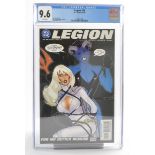 Graded Comic Book interest comprising Legion #35. D. C. Comics, 9/04. CGC Universal Grade 9. 6 White