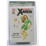 Graded Comic Book interest comprising Signed Sketch Cover Uncanny X-Men #1 - Marvel Comics 1/12 -