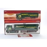 Corgi Model Truck Issue comprising No. CC14101 DAF 105 Box Trailer in the livery of W. Baybutt