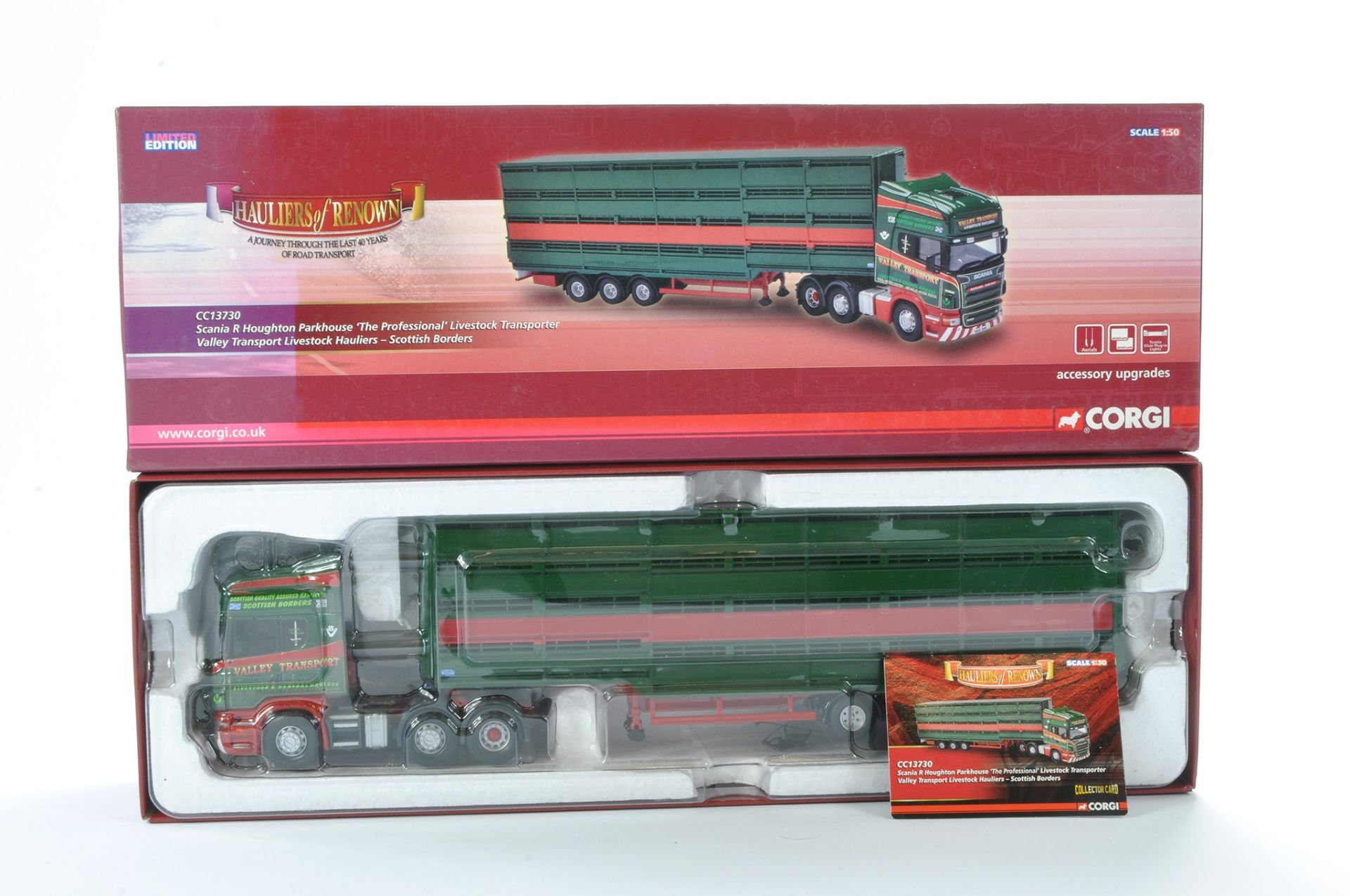 Corgi Model Truck Issue comprising No. CC13730 Scania R Houghton Parkhouse 'The Professional'