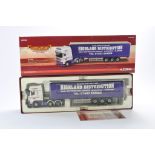 Corgi Model Truck Issue comprising No. CC13241 DAF XF Super Space Cab Curtainside in the livery of