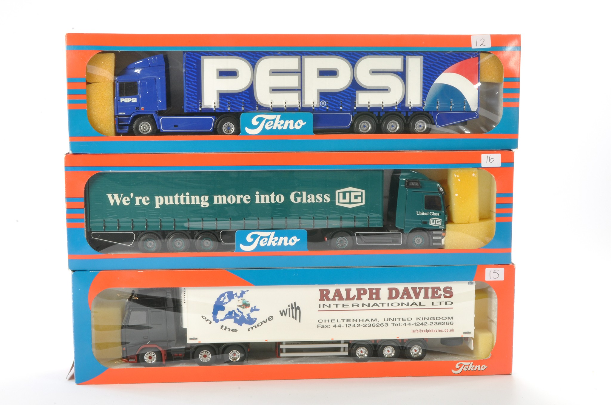 Tekno 1/50 model Truck issue comprising No. 05/1998 The British Collection ERF in the livery of