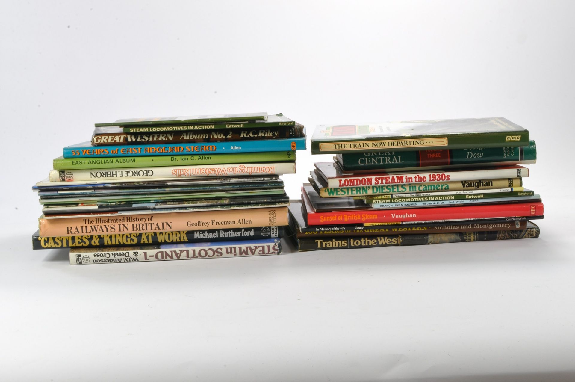 An assortment of Railway Literature comprising the following publications; The Colour of Steam Great