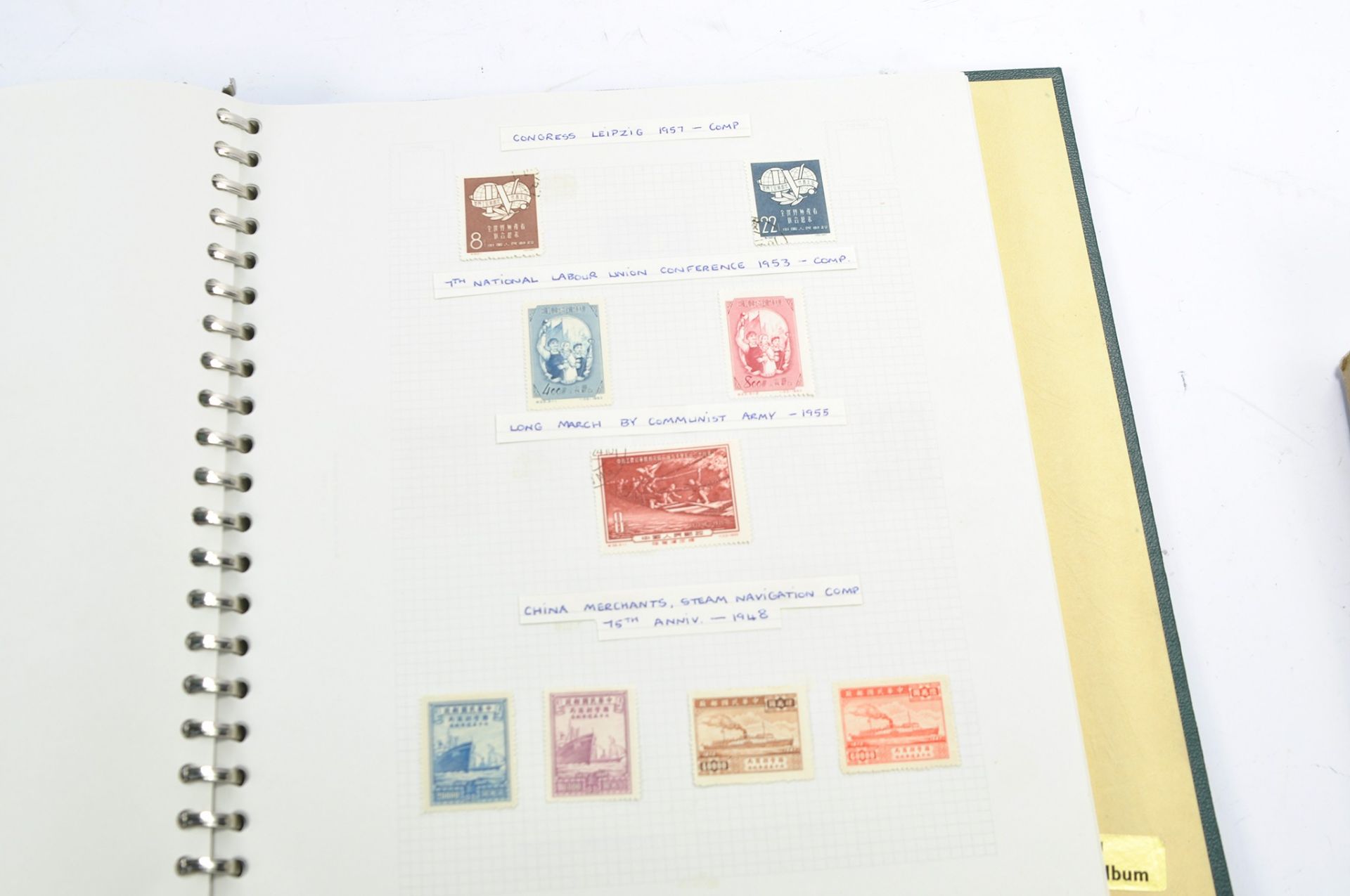 Stamps interest comprising large album of Chinese Stamps from 1930 to 1960's. Some unused. - Image 31 of 34