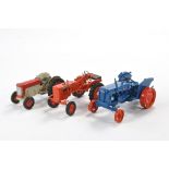 Farm Model Interest comprising a trio of tractor issues including part built Scaledown Fordson