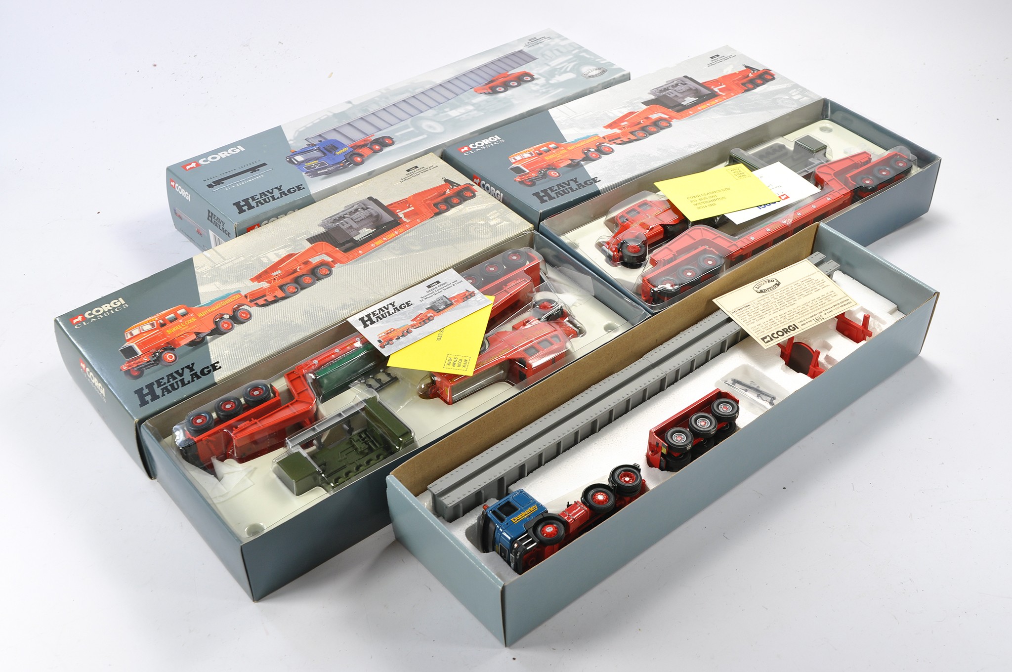 Corgi Model Truck issues comprising No. 17603 x 2, Scammell Constructor Sets (Siddle Cook) plus